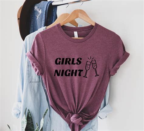 Girls Night Shirt Girls Night Out Funny Drinking Shirt Etsy