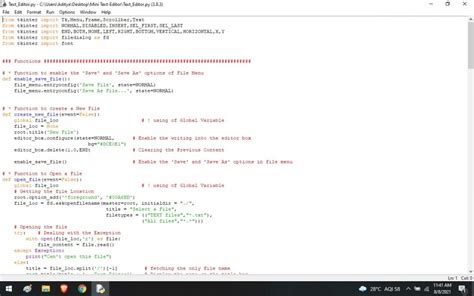 Python Program To Mini Text Editor Using Python Tkinter Kashipara