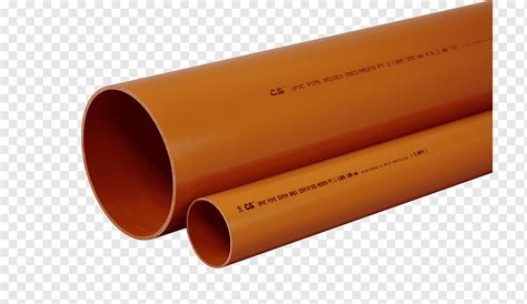 Plastic Pipework Polyvinyl Chloride Water Pipe Pipes Orange Pipes