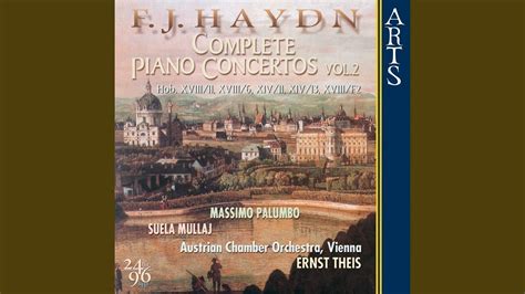 Piano Concerto No In D Major Hob Xviii I Vivace Haydn Youtube