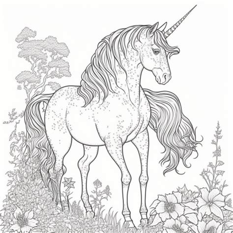 unicorn drawing - Print now for free | Drawing Ideas Easy