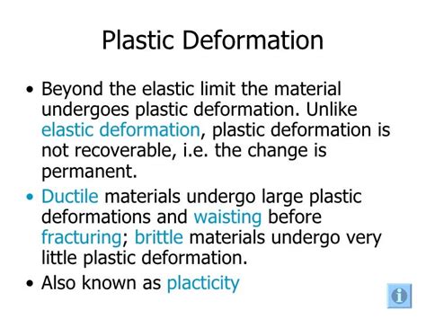 Plastic Deformation And Alloys