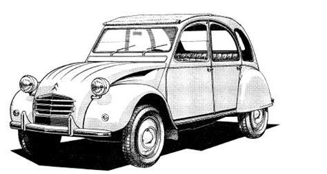 Coloriage 2CV Le site référence sur la 2CV