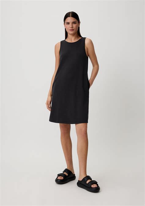 Jersey Dress With Modal Black Comma