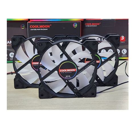 Fan Case Led RGB CoolMoon K8 Tự Động Đổi Màu Không Cần Hub