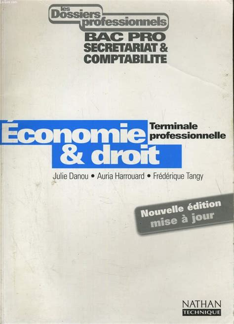 Amazon ECONOMIE ET DROIT TERMINALE PROFESSIONNELLE BAC PRO