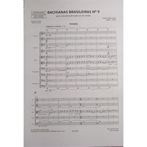 Bachianas Brasileiras N Para Orquestra De Vozes Ou De Cordas De