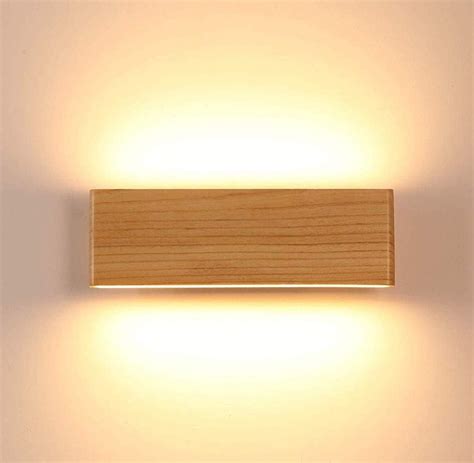 Martll Aplique de pared LED Lámpara de pared Interior Madera Aplique