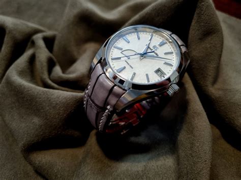 Top Imagen Grand Seiko Snowflake Leather Strap Abzlocal Mx