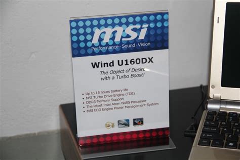 MSI Wind U160DX Vorgestellt