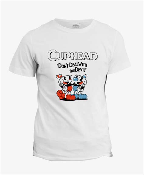 T Shirt Cuphead Dont Deal With The Devil Pixgoodies