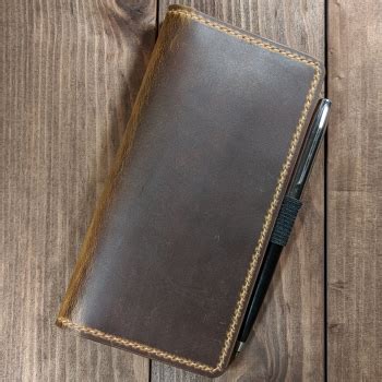 Leather checkbook covers with pen holder, Leather checkbook covers with pen loop