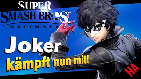 Super Smash Bros Ultimate Neues Update Joker Neuer K Mpfer