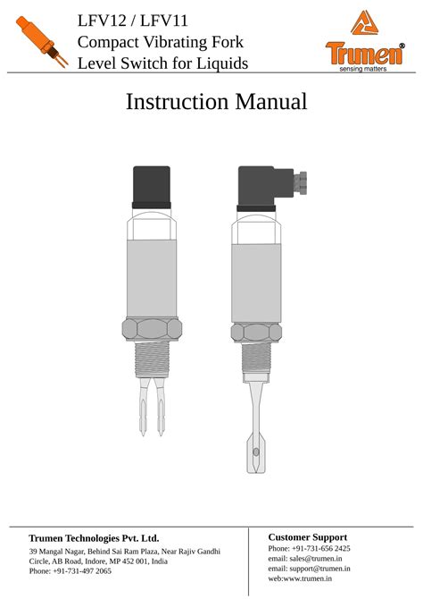 Ppt Compact Vibrating Fork Level Switch For Liquids Powerpoint