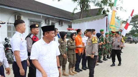 Kapolres Tanjungbalai Bersama Wali Kota Cek Kesiapan Personel Di Pos