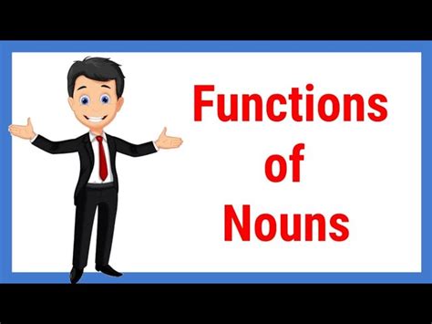 Functions Of A Noun How Nouns Function In A Sentence 52 Off