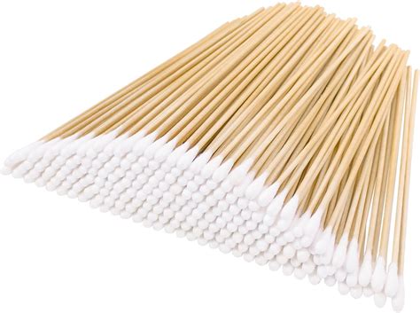 Amazon Pcs Inches Long Cotton Swabs Soft Absorbent Cotton