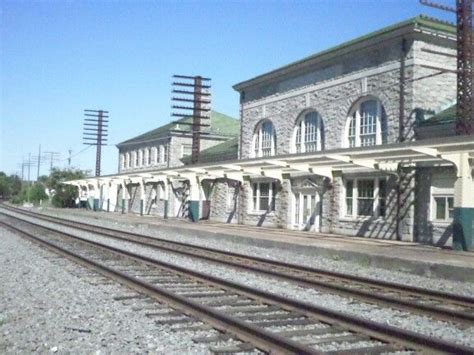 The Back Of The Old Reading Railroad Train Station In Pottstown Train