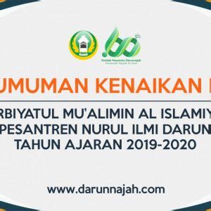 Pengumuman Kenaikan Kelas Pondok Pesantren An Nahl Darunnajah Tahun