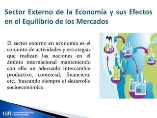 Sector externo de la economía y sus efectos en el equilibrio de los