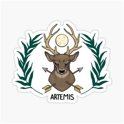 "Artemis Inspired Cabin Symbol" Sticker for Sale by SaintNightshade ...