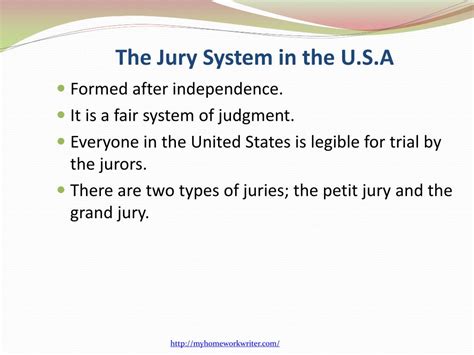 Ppt Jury System In The Usa Powerpoint Presentation Free Download