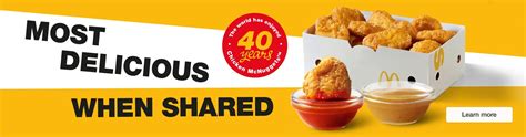 40 Years Chicken Mcnuggets™ Mcdonalds