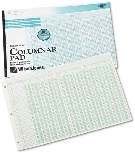 Amazon Wilson Jones Accounting Pad Unit Columns X