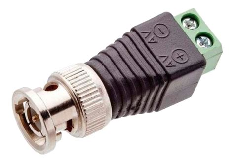 Conector Balun Macho Bnc Bornera A Utp M K Camaras Seguridad U S