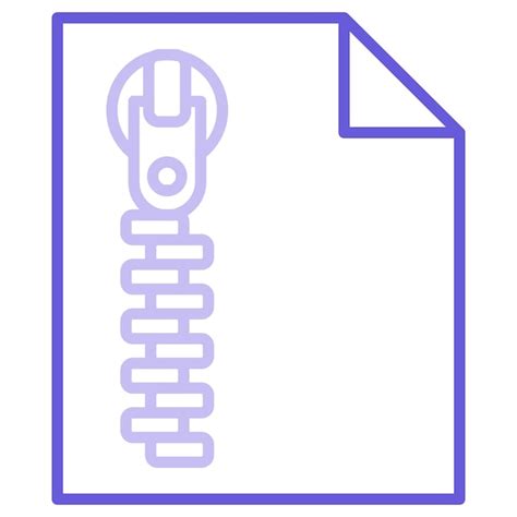 Ilustración Vectorial Del Archivo Zip Vector Premium