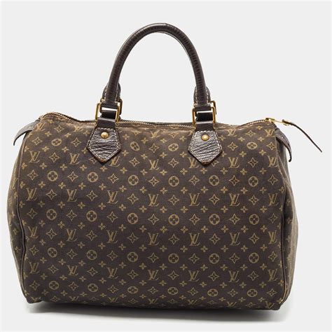 Louis Vuitton Monogram Canvas Mini Lin Speedy Bag Louis Vuitton