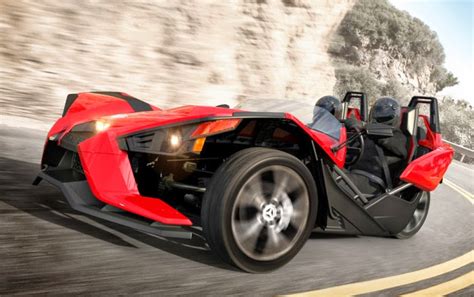 Garage Car Polaris Introduced The 2015 New Slingshot 2 Seater Three