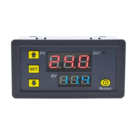 Ac V V Digital Time Delay Relay Dual Led Display Cycle Timer