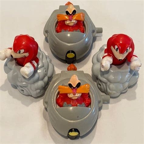 Sonic The Hedgehog Mcdonalds Happy Meal Toy Knuckles And Dr