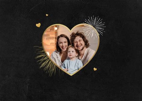 Fotokaart Liefdevol Nieuwjaar Vuurwerk Foto S Kaartje Go