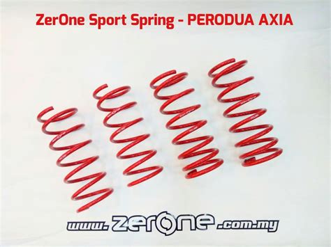 Zerone Type S Lowering Spring Perodua Axia ZerOne