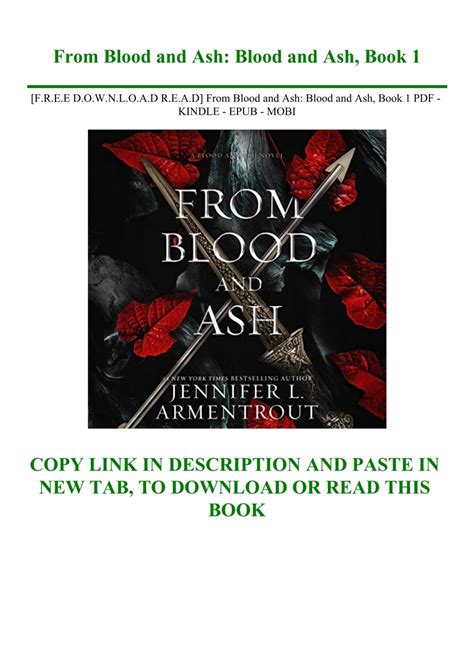 Free Download Read From Blood And Ash Blood And Ash Book