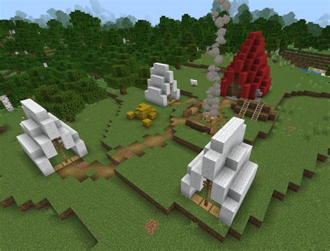 Campsite I Built : r/Minecraft