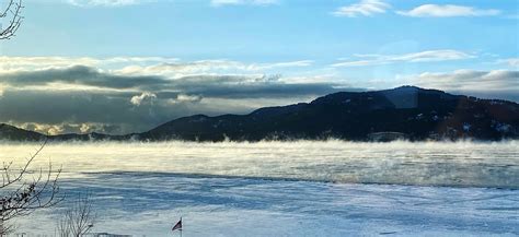 Lake Pend Oreille On Fire With Winter Beauty Bonner County Daily Bee