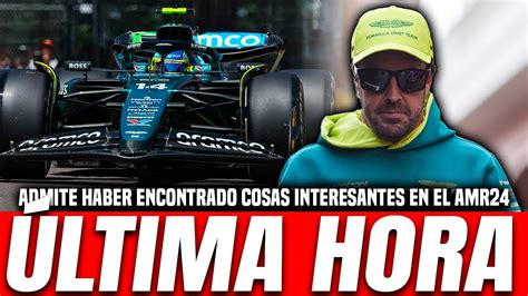 ALONSO ES OPTIMISTA JUNTO A ASTON MARTIN F1 PARA MÓNACO TENGO UN BUEN