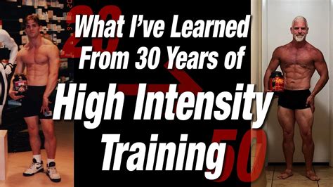 What I Ve Learned From Years Of High Intensity Training Youtube