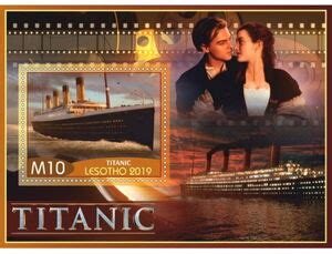 Stamp Animation Cartoons Titanic Lesotho Illegal Stampscol Ls Il