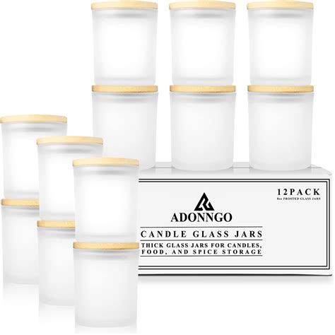 Bocaux En Verre Pour La Fabrication De Bougies 200 Ml Lot De 12