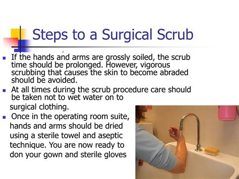 Ppt Surgical Scrub Prepared By Dr Manal Moussa Powerpoint