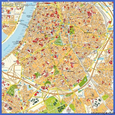 ANTWERP MAP - ToursMaps.com