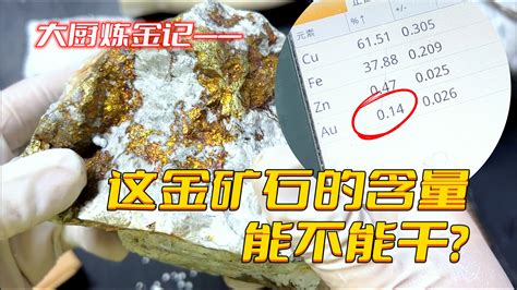 这金矿石的含量能不能干 炼金大厨来了 炼金大厨来了 哔哩哔哩视频