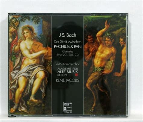 RENE JACOBS JS BACH Secular Cantatas BWV 201 205 213 HARMONIA MUNDI