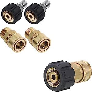 Amazon Tool Daily Pressure Washer Adapter Set Quick Connect