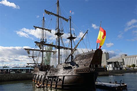 Historic Spanish Galleon Docks in Malaga | Nerja Today