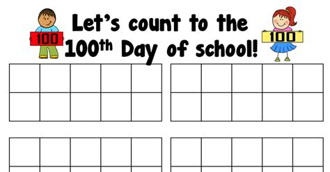 100 Days Chart Printable Printable Templates